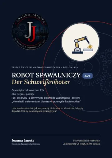 Okładka: Robot spawalniczy – niemiecki dla przemysłu i biznesu